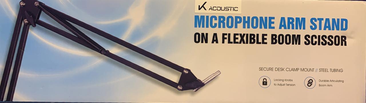 K-Acoustic K-126 Atril para microfono Retractil