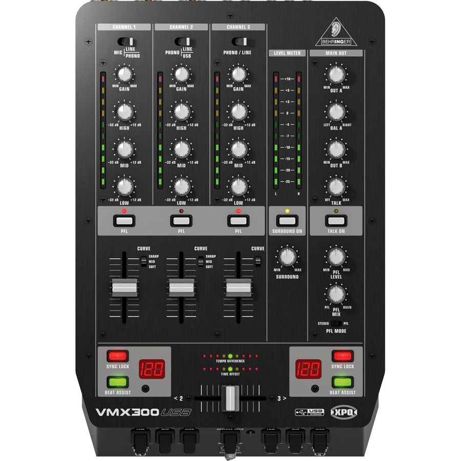 MEZCLADOR DJ Behringer VMX300 USB