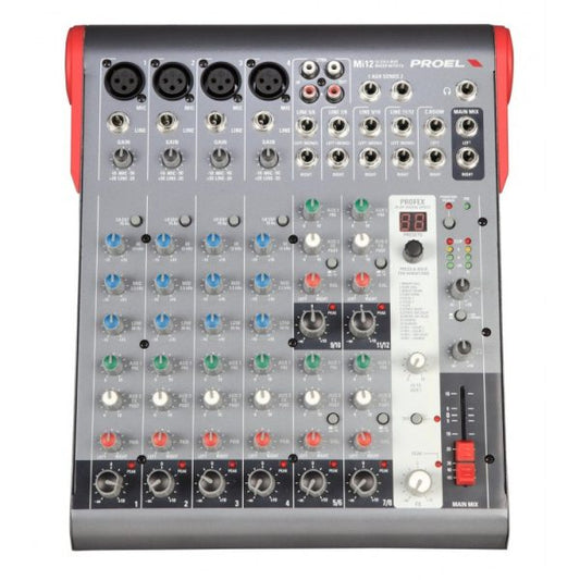 MI12 – Mixer de 12 canales