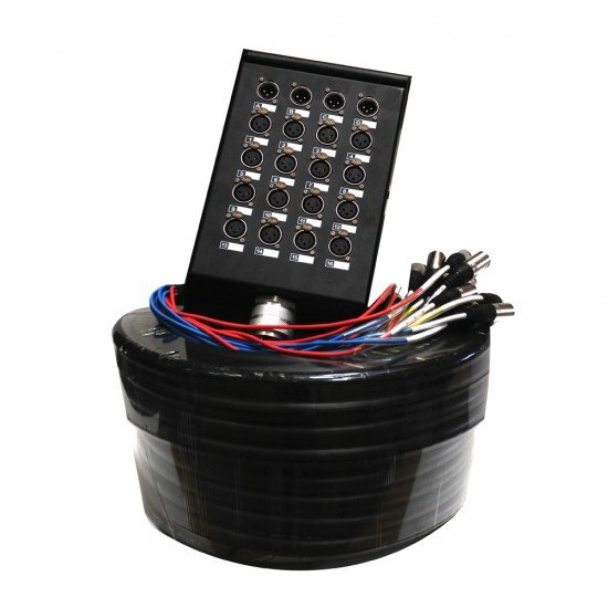 Multipar 16 canales 4 retornos de 50 mts. PRODB SC048-2050 – AliagaSonido