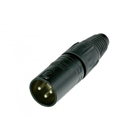 NC3MX-BAG XLR Macho negro 3 pines