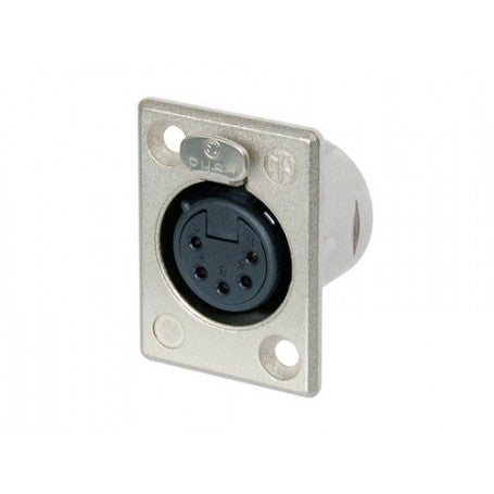 Neutrik NC5FP-1 XLR Conector hembra panel rectangular 5 polos