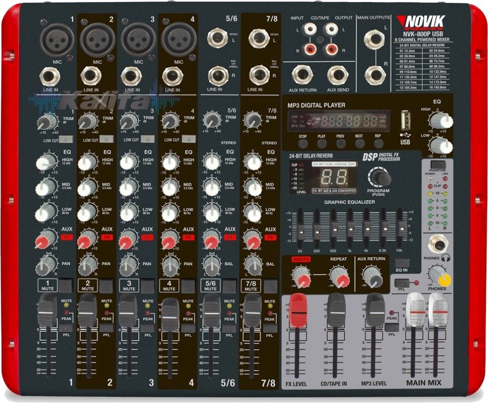 POWERMIXER Novik NVK 800P USB