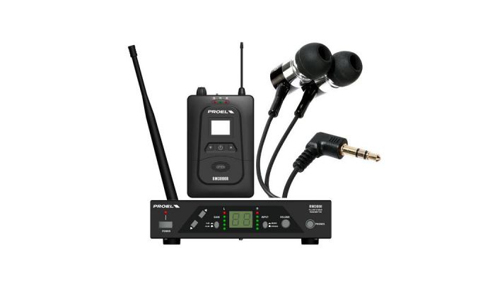 Proel RM3000TR – Sistema de monitoreo inalámbrico In Ear, UHF