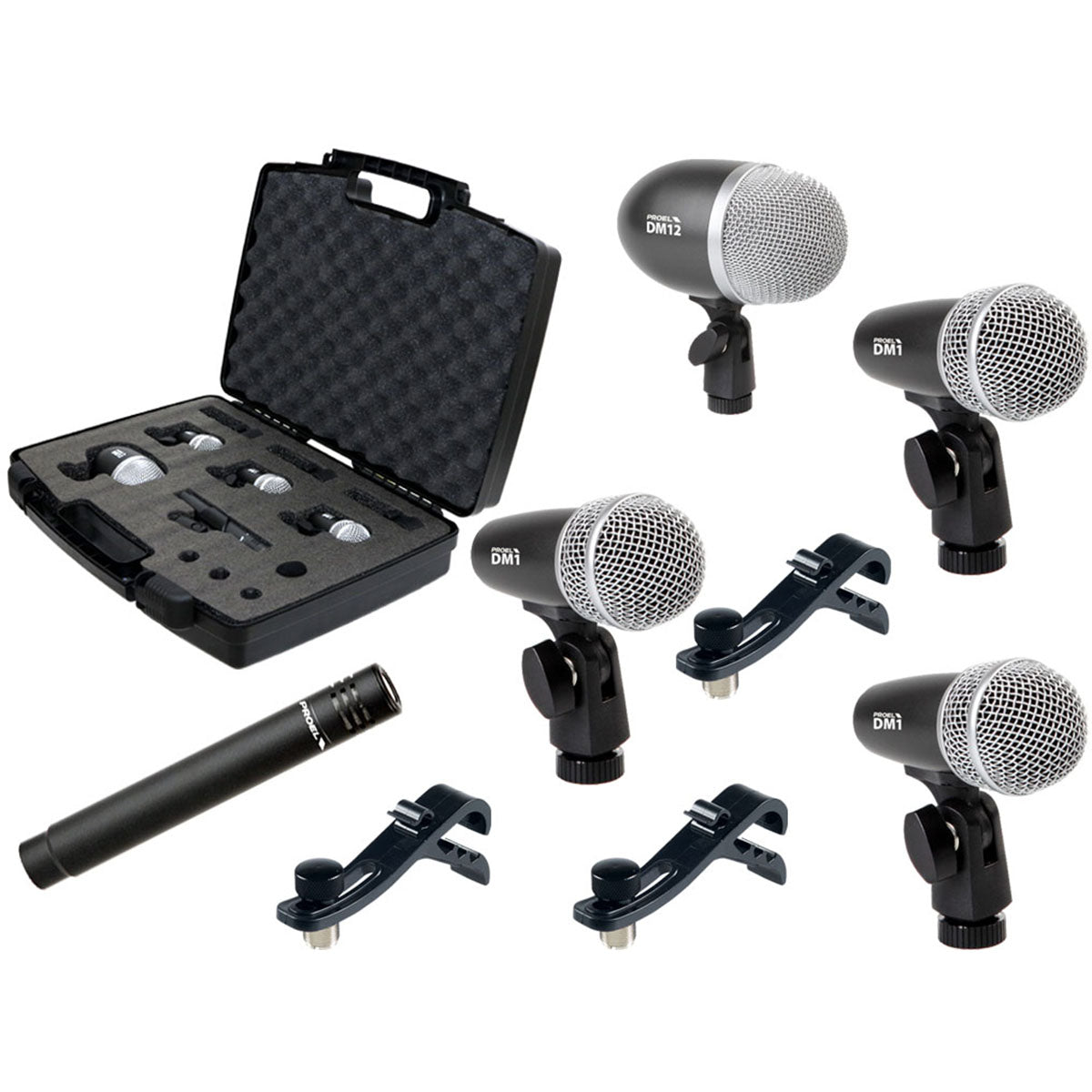 Proel DMH5XL Set de microfonos para bateria