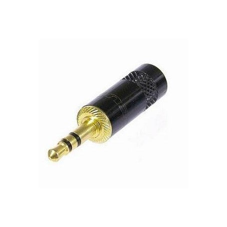 Rean NYS231LBG Mini Plug 3.5 mm Stereo negro Puntas oro