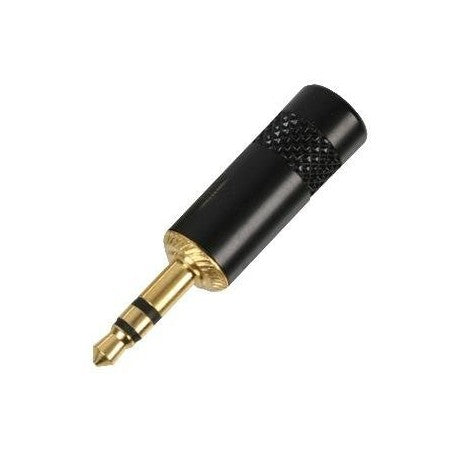 Rean NYS231BG Mini Plug 3.5 mm Stereo negro Puntas de oro