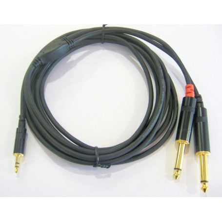 Rean NRA-0170-031 Cable mini plug stereo a 2 plug mono 3.0mt