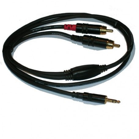 Rean NRA-0150-031 Cable mini plug stereo 2 RCA 3.0mt