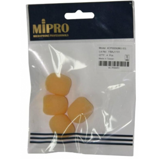 Set de 4 Antipop para MIPRO MU53L - MU53HNS