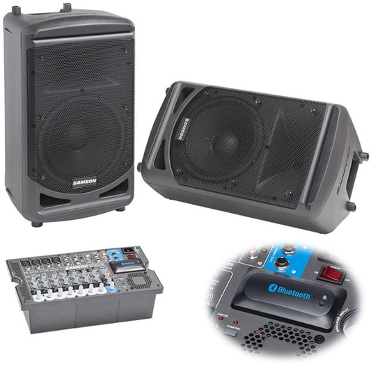 Set de amplificación portable Samson XP1000B - con bluetooth