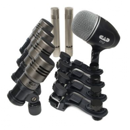 Set microfonos  de bateria CAD AUDIO TOURING 7