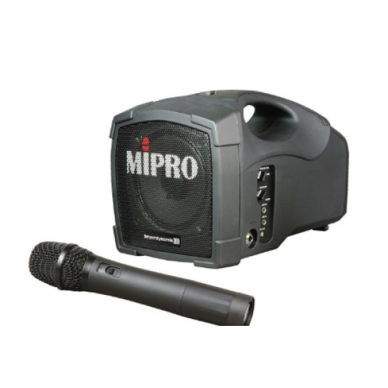 Sistema Portátil Mipro con microfono de mano MA-101 U / MH 801
