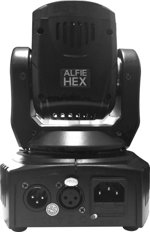 Tecshow Alfie HEX Mini Cabeza Movil Led Wash RGBW 4x12W